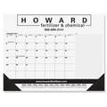 Calendar Desk Pads (Black Preprinted Calendar) 1 or 2 Color